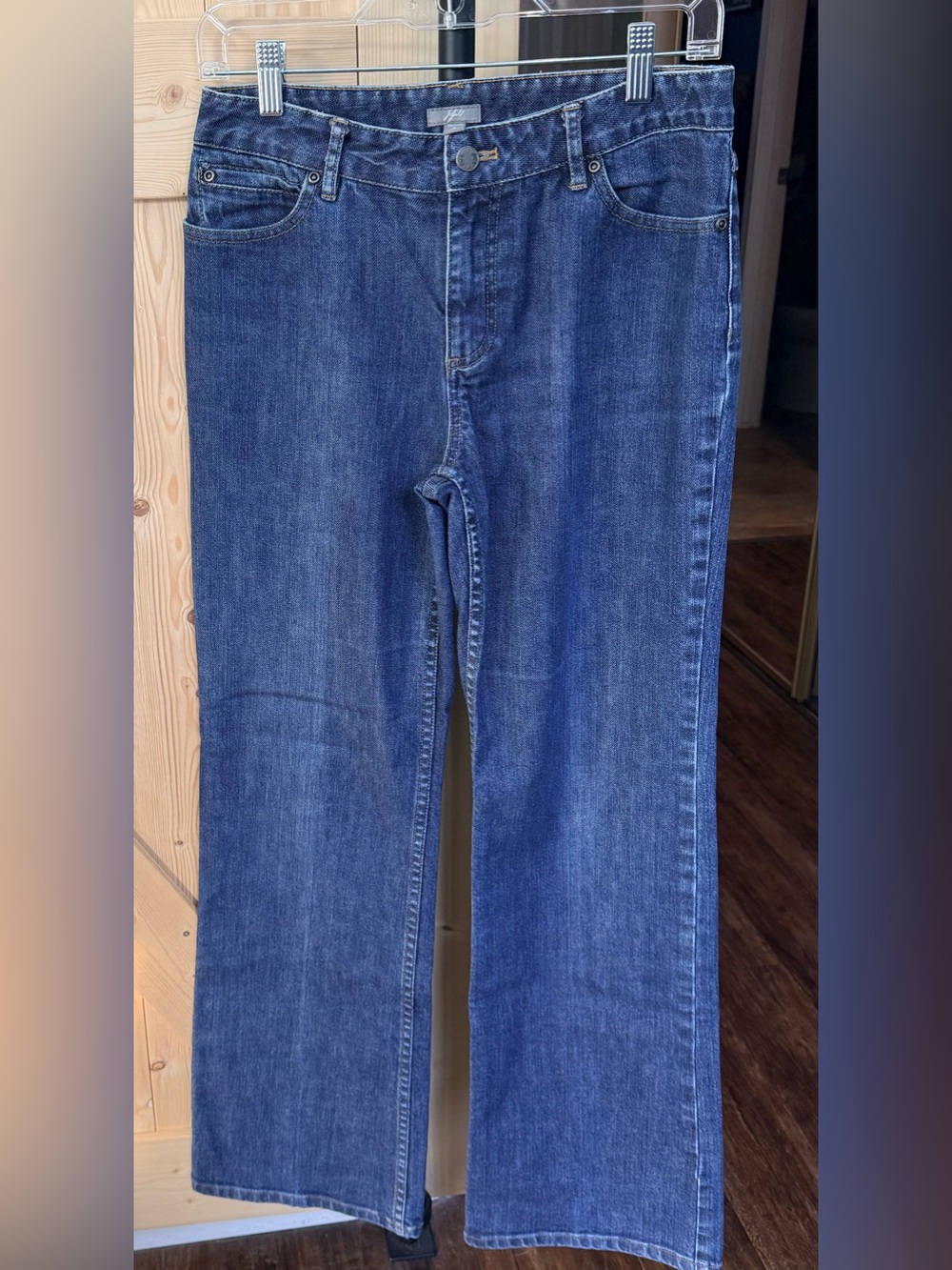 J. Jill Straight-Leg Blue Denim Jeans